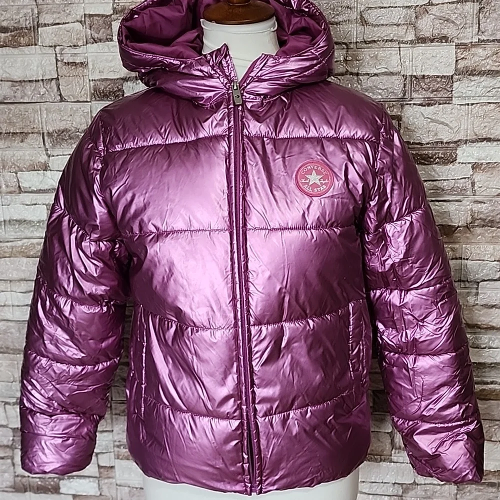 Converse Full Zip Metallic  Jacket